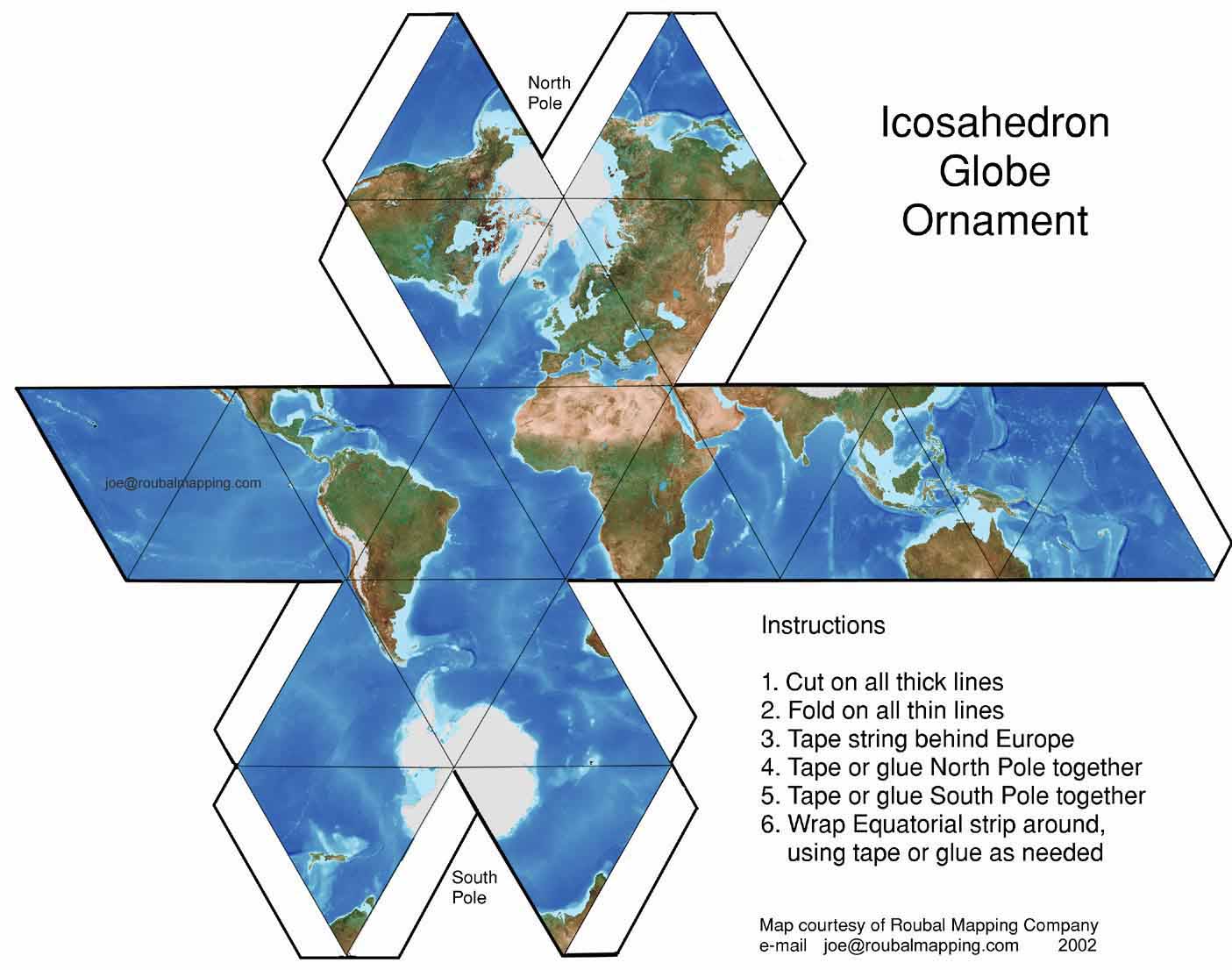 roubal mapping map samples folding map template